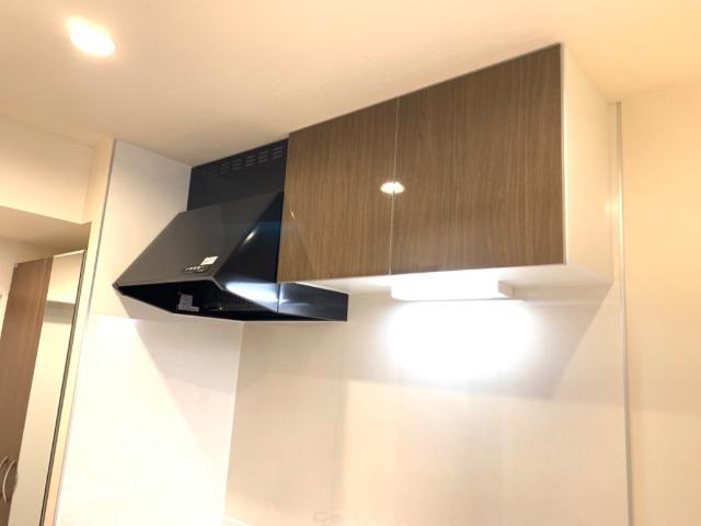 エクセレント越谷 レンジフード、吊り戸棚