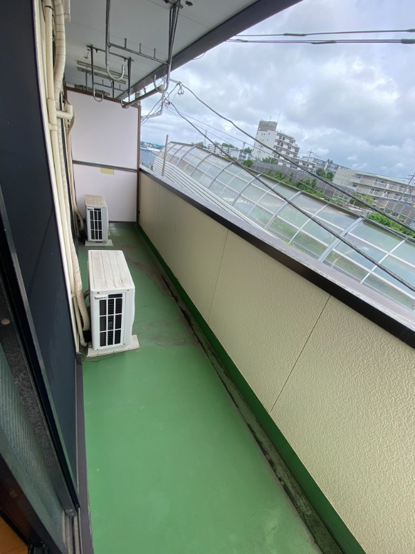 ヒルズヴァンベールD棟2階 バルコニー