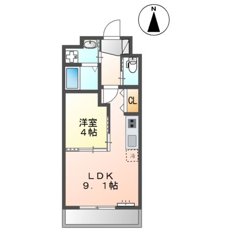 ビオラ・宮町203号室 間取
