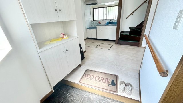 ひなたとそよ風のラ・フローラ 玄関収納もあります。