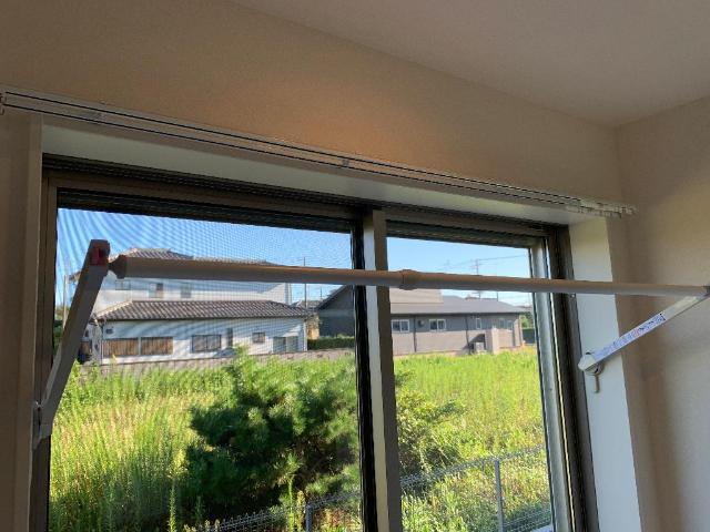 （仮称）小田原市扇町アパート新築工事105号室 物干し（イメージ）