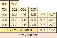 ローズガーデンカスタリア(K-140)3階 部屋その他