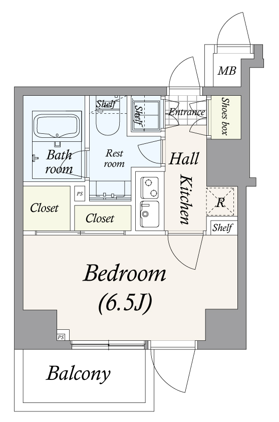 パレステュディオ麻布ＥＡＳＴ11階 同タイプ別住戸写真となります。現況と異なる場合がございます。