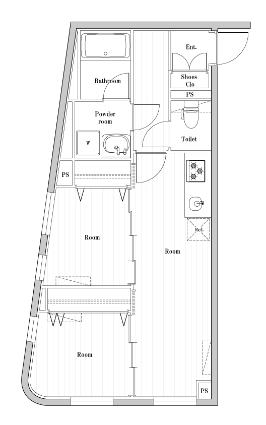 EDIT文京千石Ⅱ2階 間取
