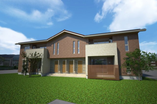 ルーラルハウス102号室 外観パース