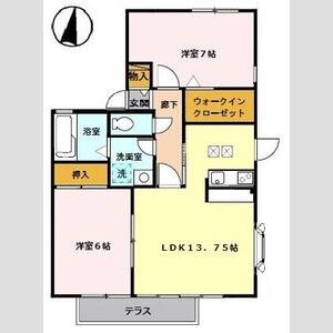 ラフォーレ皇山101号室 間取