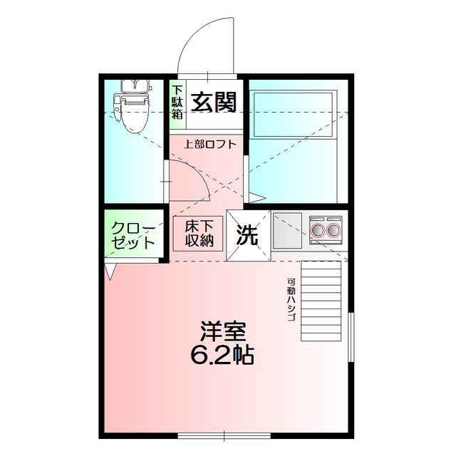 ＡＣＴ１107号室 間取
