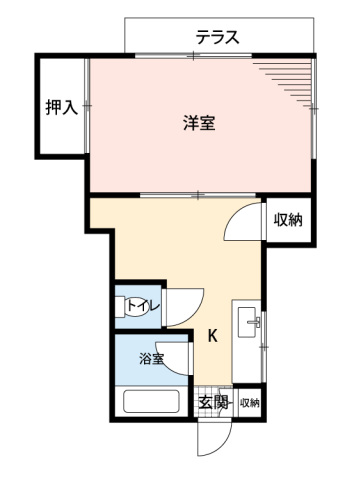 ときわ荘2階 間取