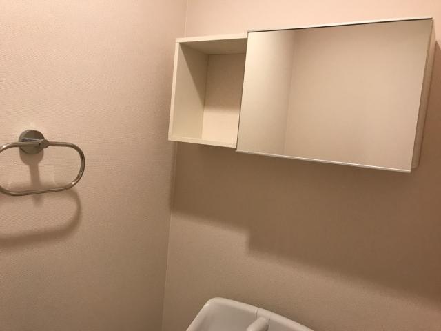 レスポワールⅡ202号室 トイレ収納