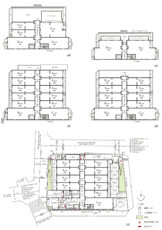 クレイシアIDZ大泉学園3階 平面図