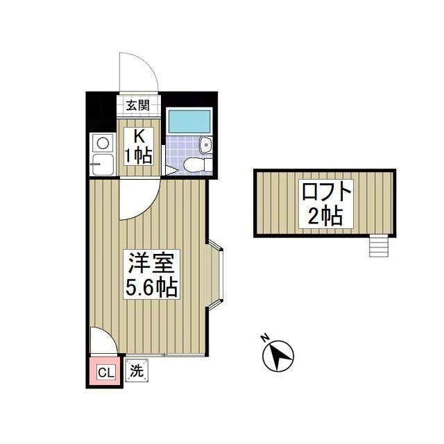 ネルソンパートⅤ101号室 間取