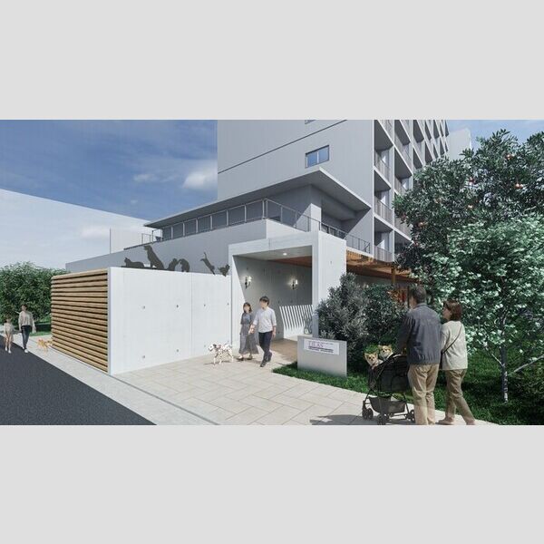 リーラ横浜川和町0309号室 エントランスアプローチ　パース