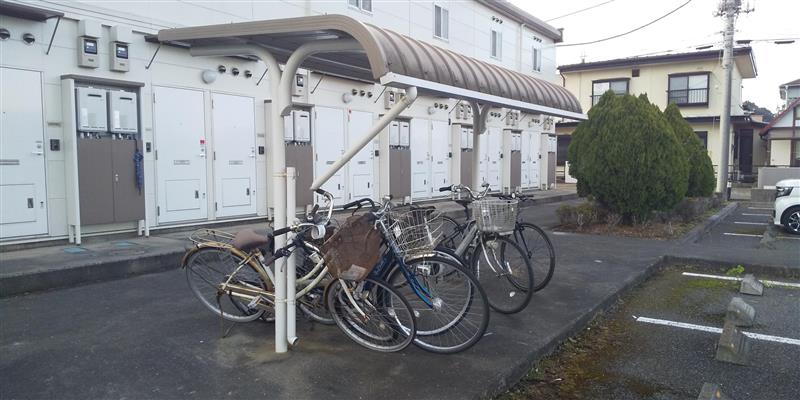 レオパレスジュネス佐原Ⅲ204号室 駐輪場完備