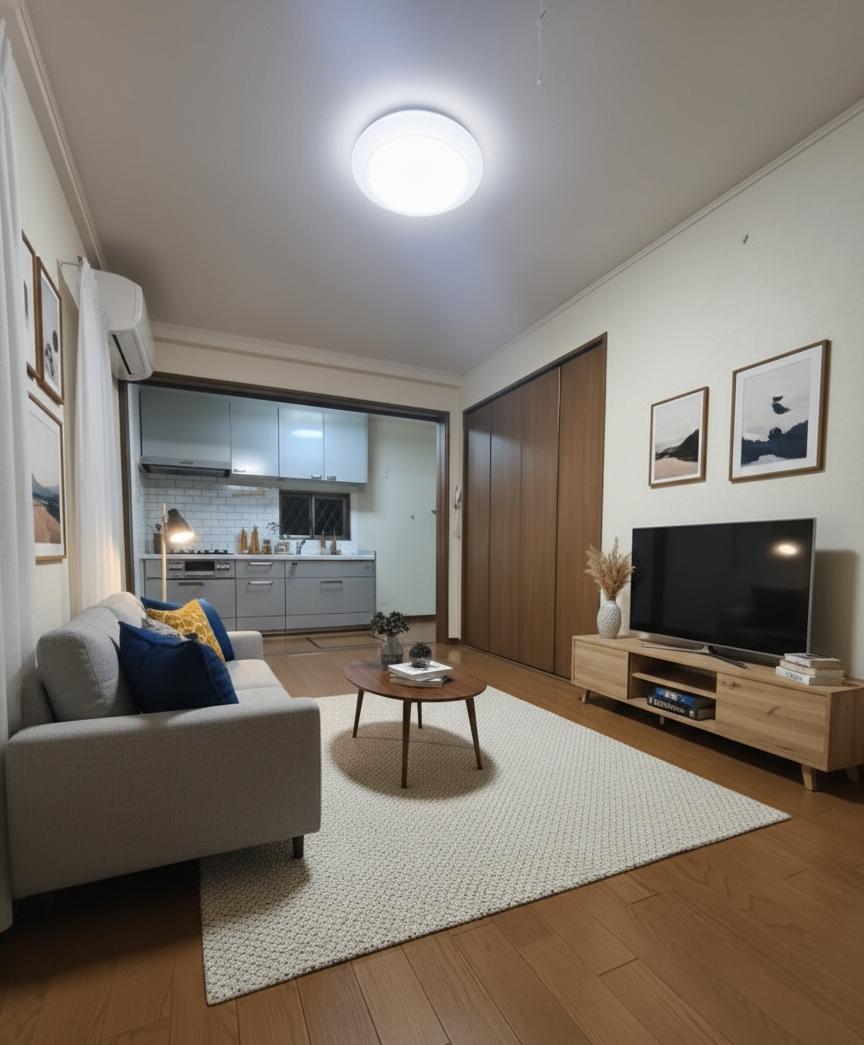 新宿区早稲田戸建 ステージングイメージです。設備として掘りごたつも用意してます