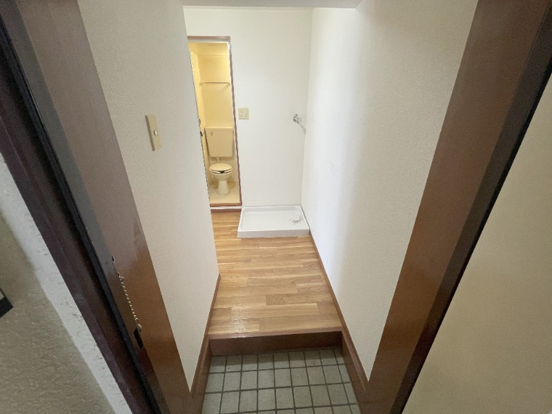 CSEハイツ南林間 帰宅後すぐに洗濯機を使える配置