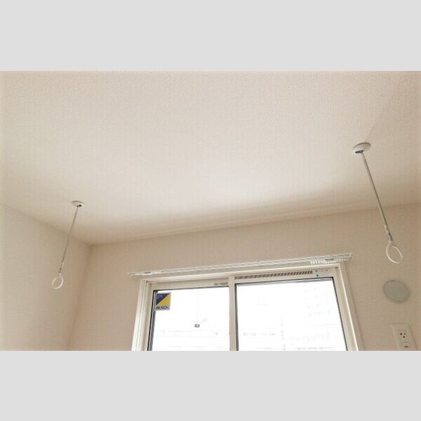 フェリスタ201号室 室内物干し