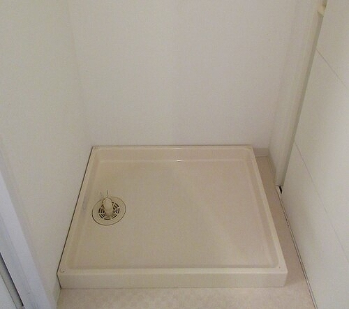 ライオンズステーションタワー松戸9階 室内洗濯機置場※前回募集時／2024年2月の写真