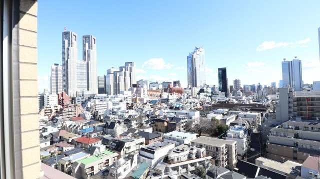 パレステュディオ新宿パークサイド14階 ☆最上階ならではの開放感のある眺望