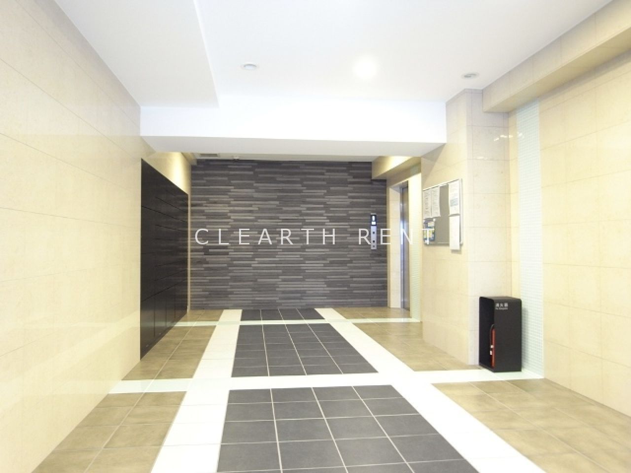 コンシェリア新宿ＥＡＳＴ13階 ゆとりのあるエントランスです