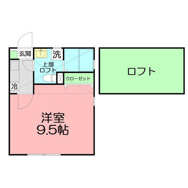 Ｂｉｋｅｒｓ　Ｈｏｕｓｅ湘南201号室 間取