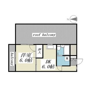 ピエモンテハイツ0502号室 間取