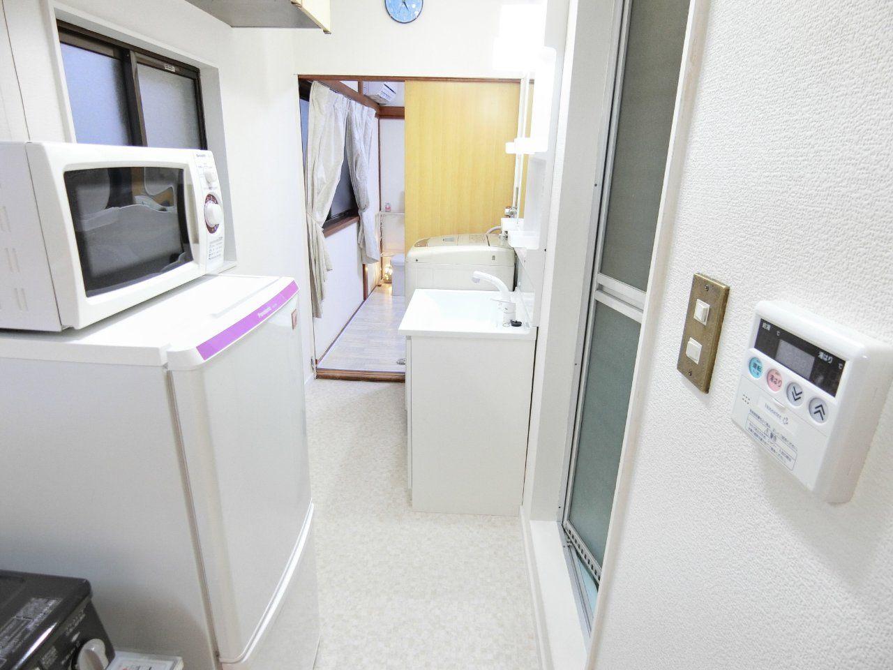 サンホワイト 冷蔵庫、電子レンジ、洗濯機、照明など家電設置済です