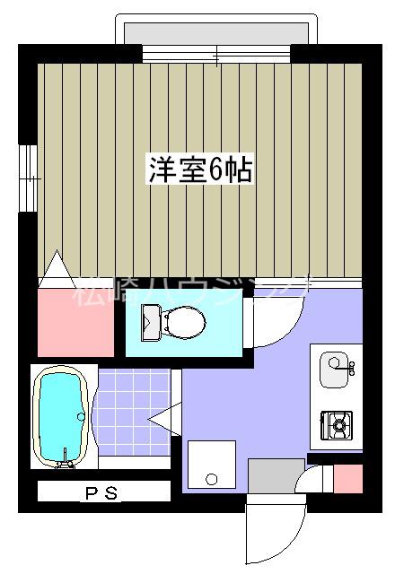 アネックス白鷺2階 間取