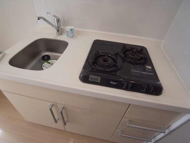LE-LION清澄白河 システムキッチン（2口ガスコンロ）