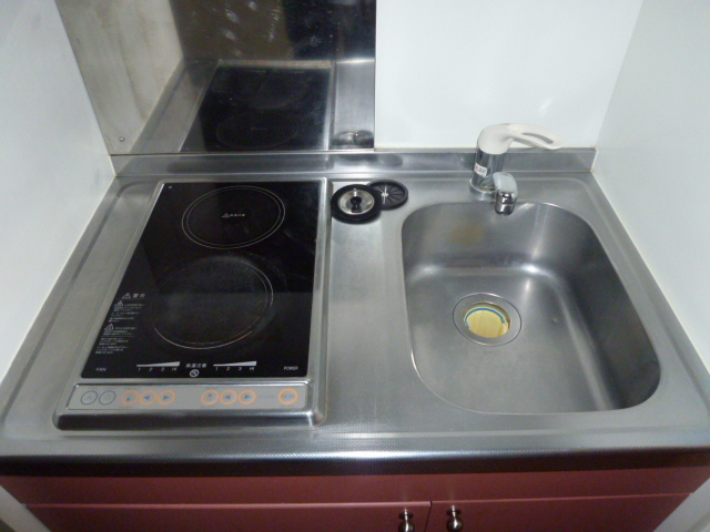 レオパレスヴィクトワールⅡ110号室 2口電気コンロ