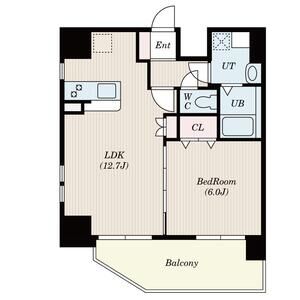 S-FORT茅ヶ崎1002号室 間取