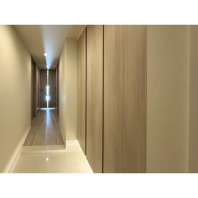 ザ・ケンジントン・レジデンス上池台0205号室 玄関からの廊下