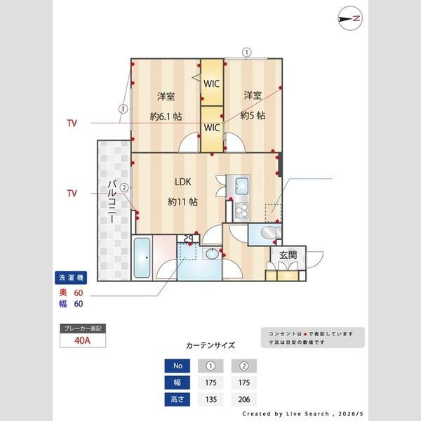 エリシアガーデン203号室 部屋その他