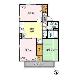 スマイルコート　3番館202号室 間取