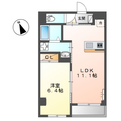 Ｌａ　Ｓｅｅｄ　Ｒｅｖｅ207号室 間取