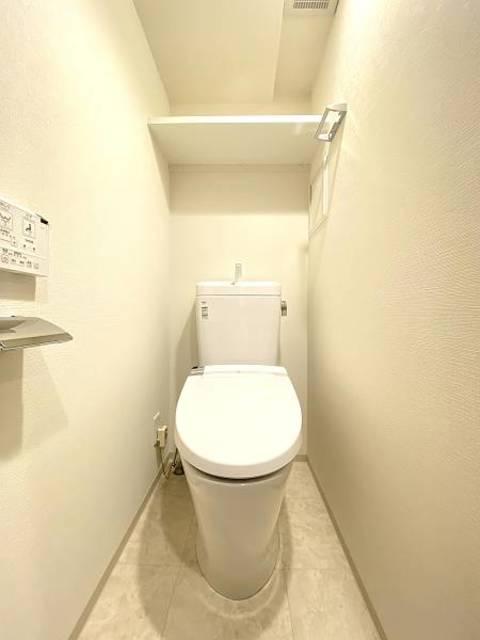 ガーラ・ステーション横濱大通り公園 落ち着いた色調のトイレです