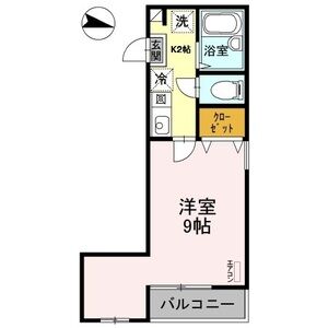 アルカディア越谷203号室 間取