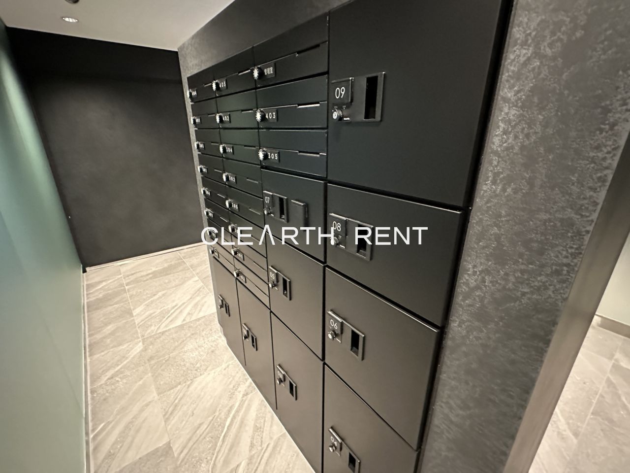 ＧＲＡＮ ＰＡＳＥＯ三宿1階 メールボックス＆宅配BOX