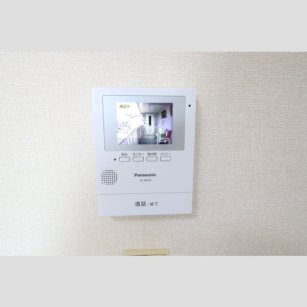 グランディオス久喜205号室 モニタ付インターホン