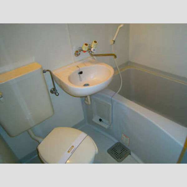 ヒルトップ202号室 浴室・トイレ