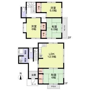 千葉市中央区松ヶ丘町貸家(JTI)1号室 間取