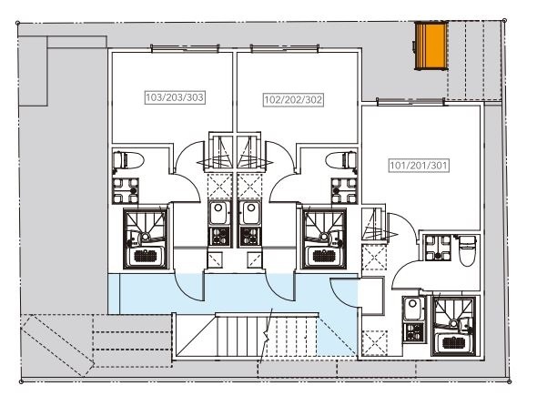 ｃａｓａ　ｖｅｃｃｈｉａⅢ3階 部屋その他