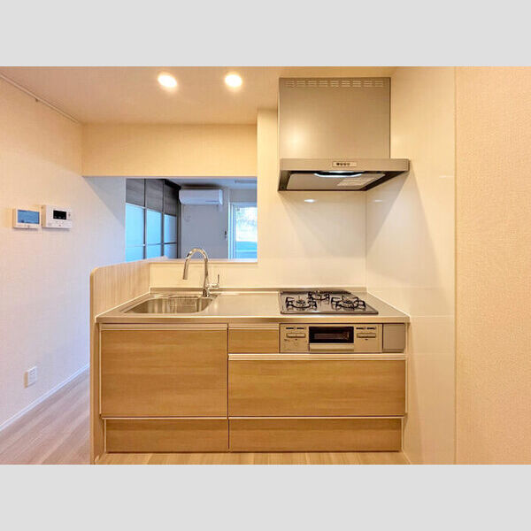 ヴェルジェB101号室 システムキッチン