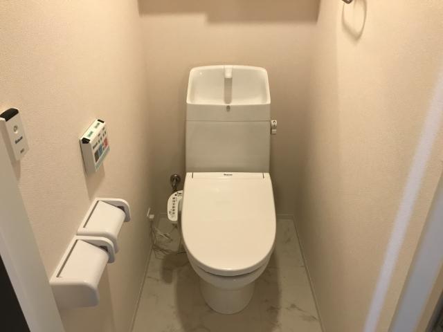 川口市大字安行領根岸　アパート新築工事203号室 シャワー付トイレ（イメージ）