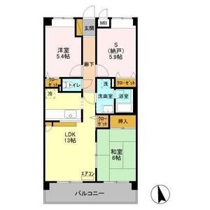 アバンドーネ高橋306号室 間取