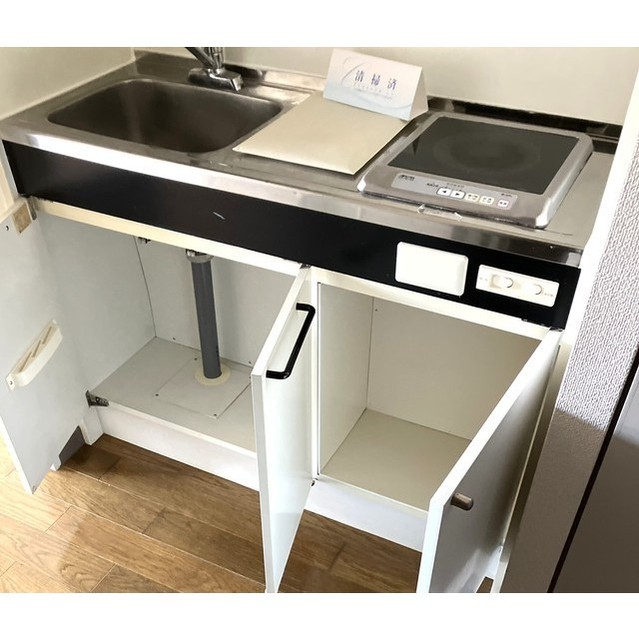 サンフローラ208号室 2026年１月撮影　キッチンセット