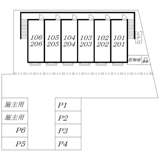 アムール Grand104号室 外観