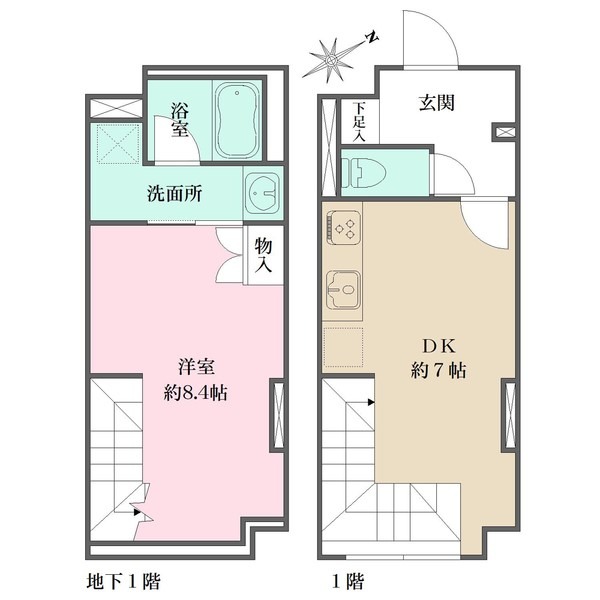 Fika大井町1階 間取