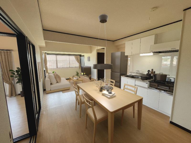 ルミエール岡村 写真の家具はCGです