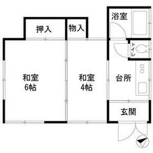 中根ハウス101号室 間取