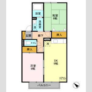 エイトフレア君塚202号室 間取